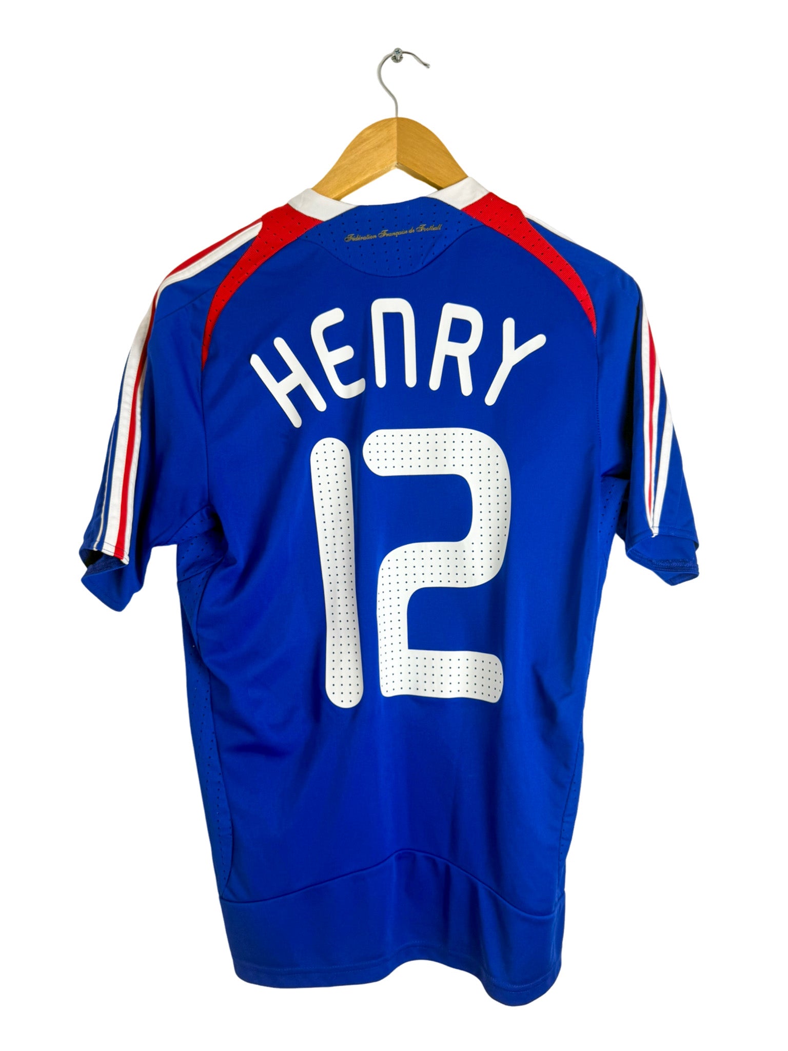 2008 - France Home Shirt [#12 HENRY] - S