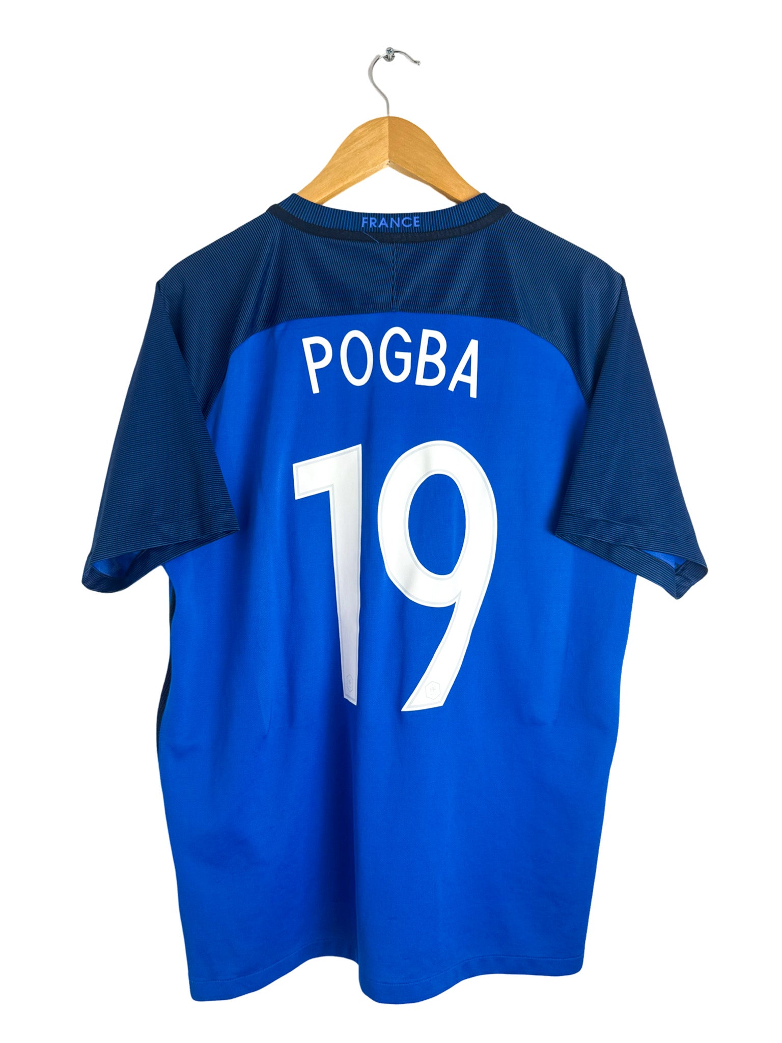 2016 - France Home Shirt [#19 POGBA] - L