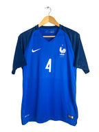 2016 - France Home Shirt [#4 VARANE] - M