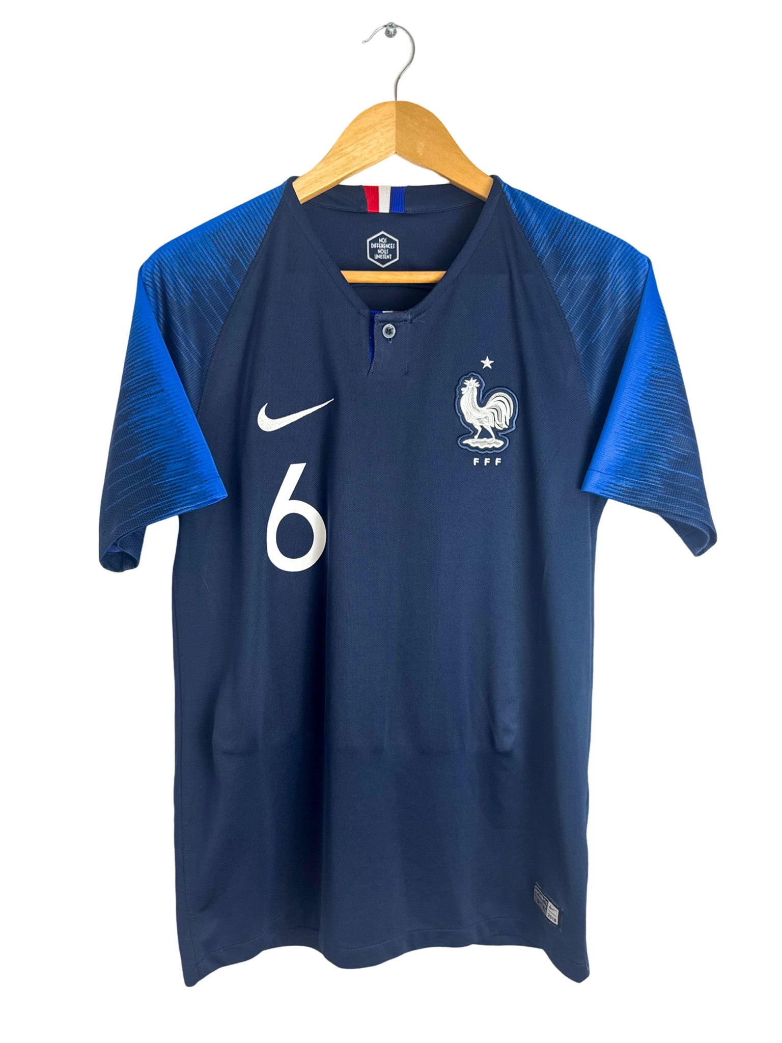 2018 - France home shirt [#6 POGBA] - S