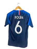 2018 - France home shirt [#6 POGBA] - S