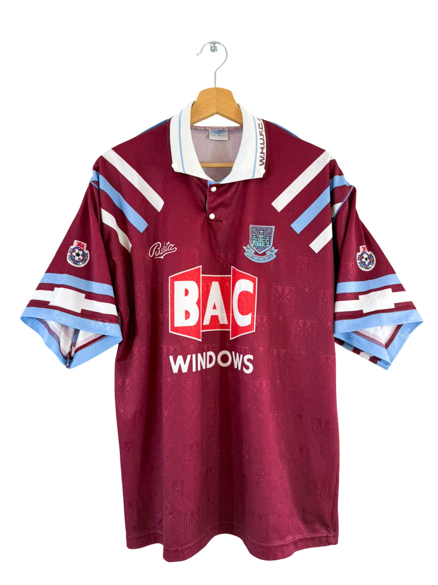 1991/1992 - Maillot West Ham domicile - L