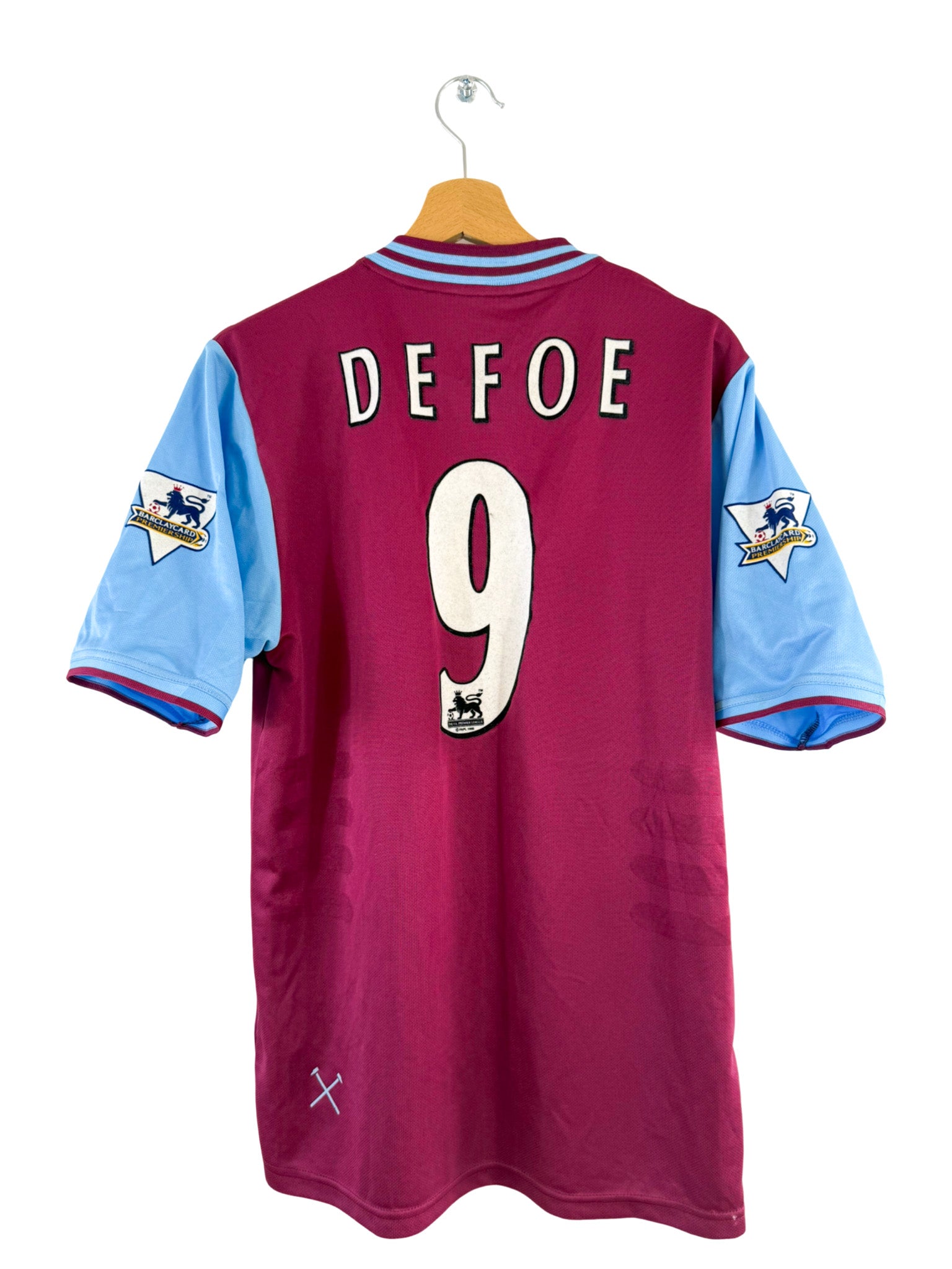 2002/2003 - West Ham Home Shirt [#9 Defoe] Fila - S