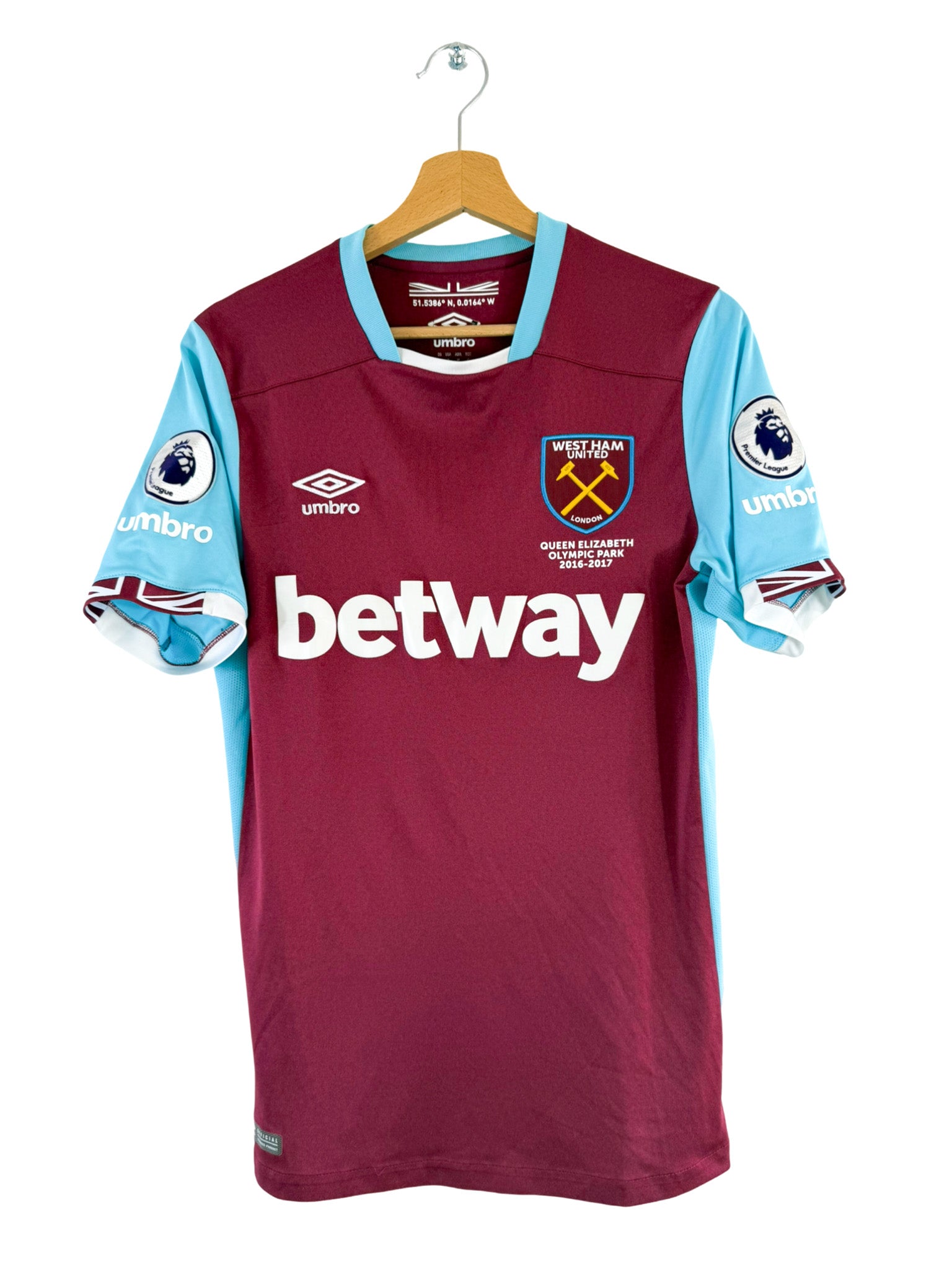 2016/2017 - West Ham Home Shirt [#27 Payet] Umbro - S