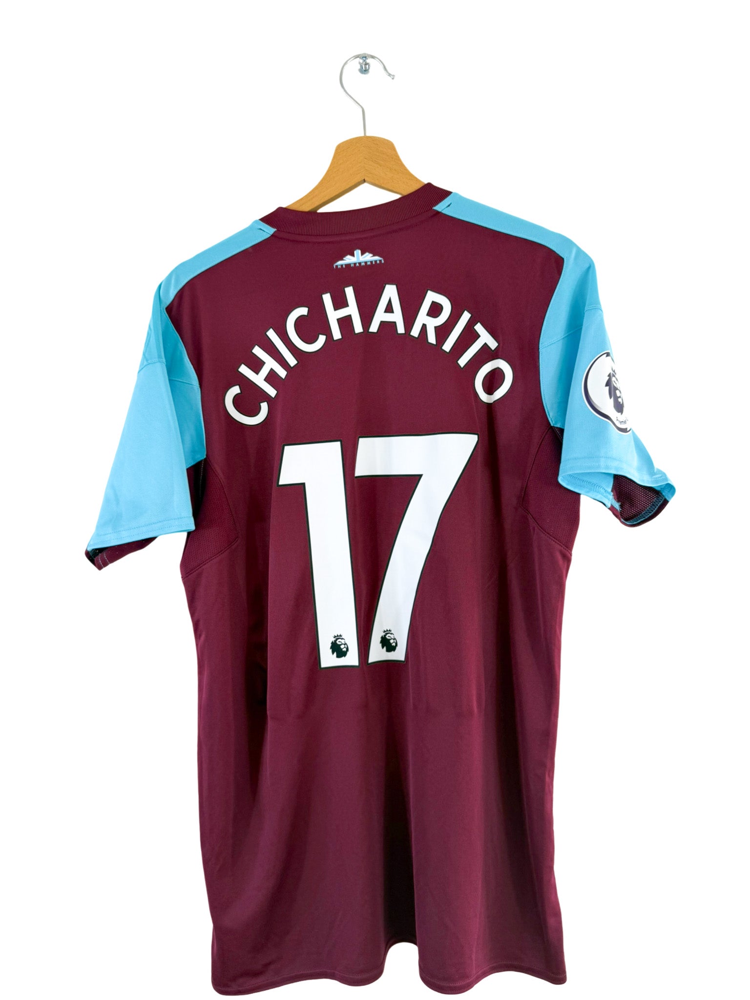 2017/2018 - West Ham home jersey [#17 Chicharito] Umbro - M