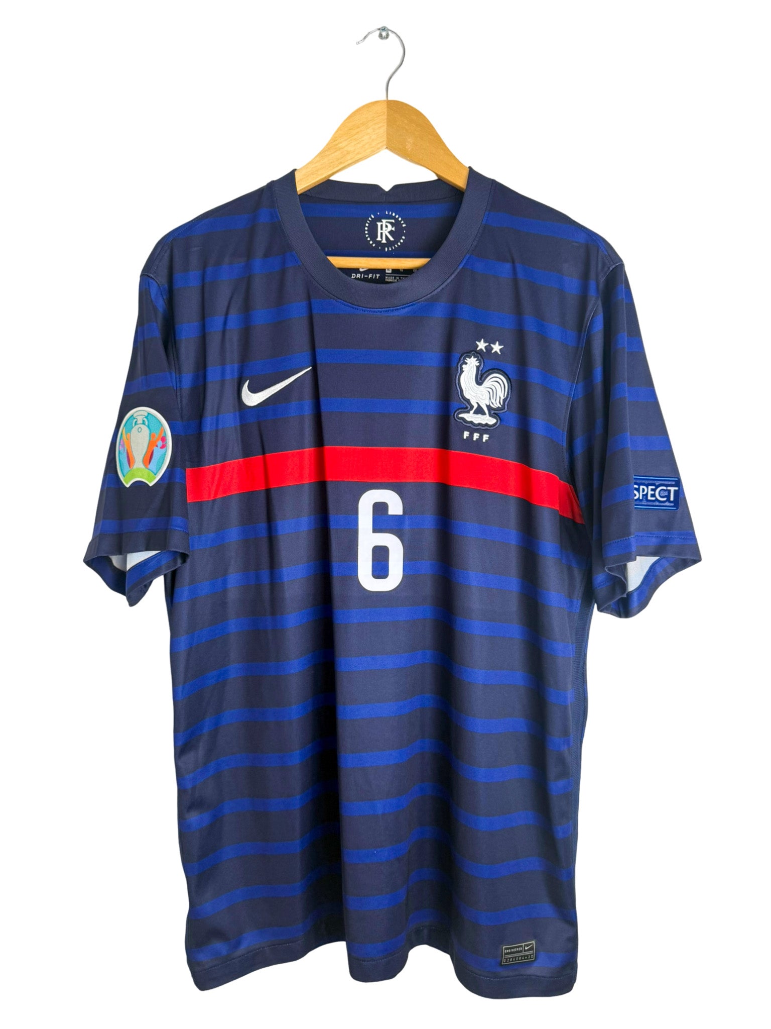 2020 - France home shirt [#6 POGBA] - XL