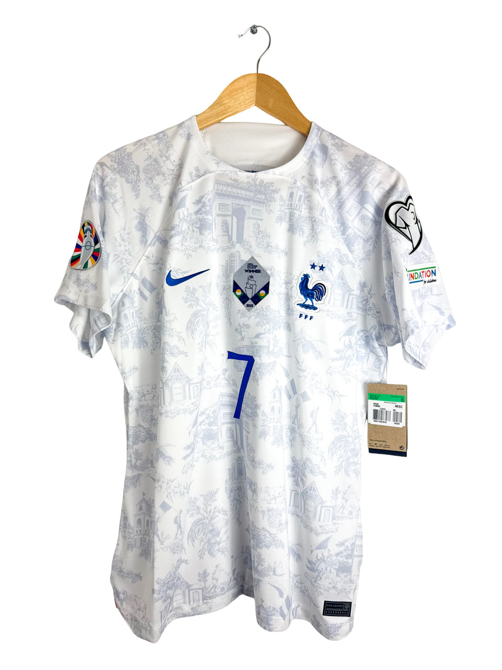 2022 - France Away Jersey [#7 GRIEZMANN] *New* - Women's XL