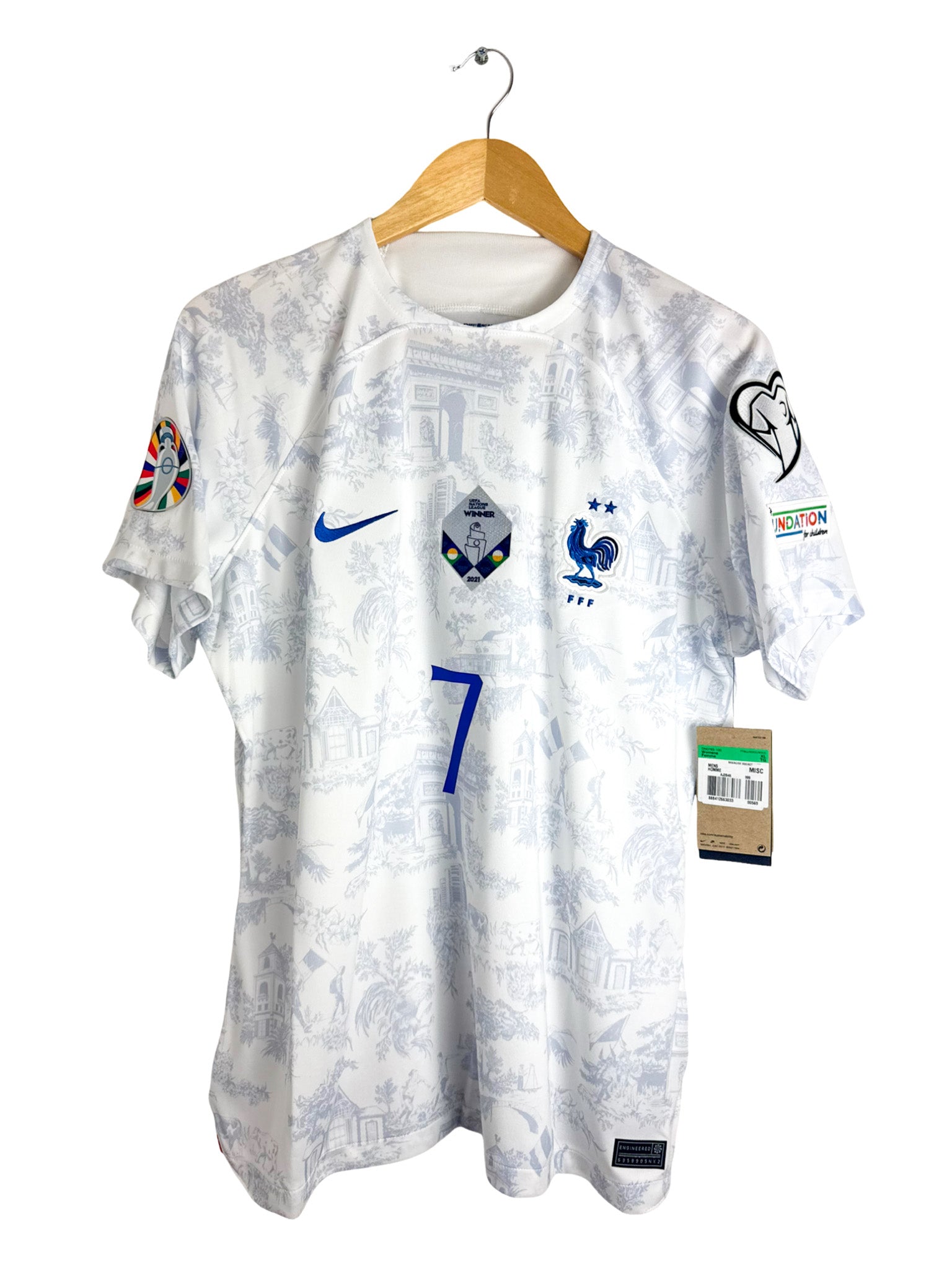 2022 - France Away Jersey [#7 GRIEZMANN] *New* - Women's XL