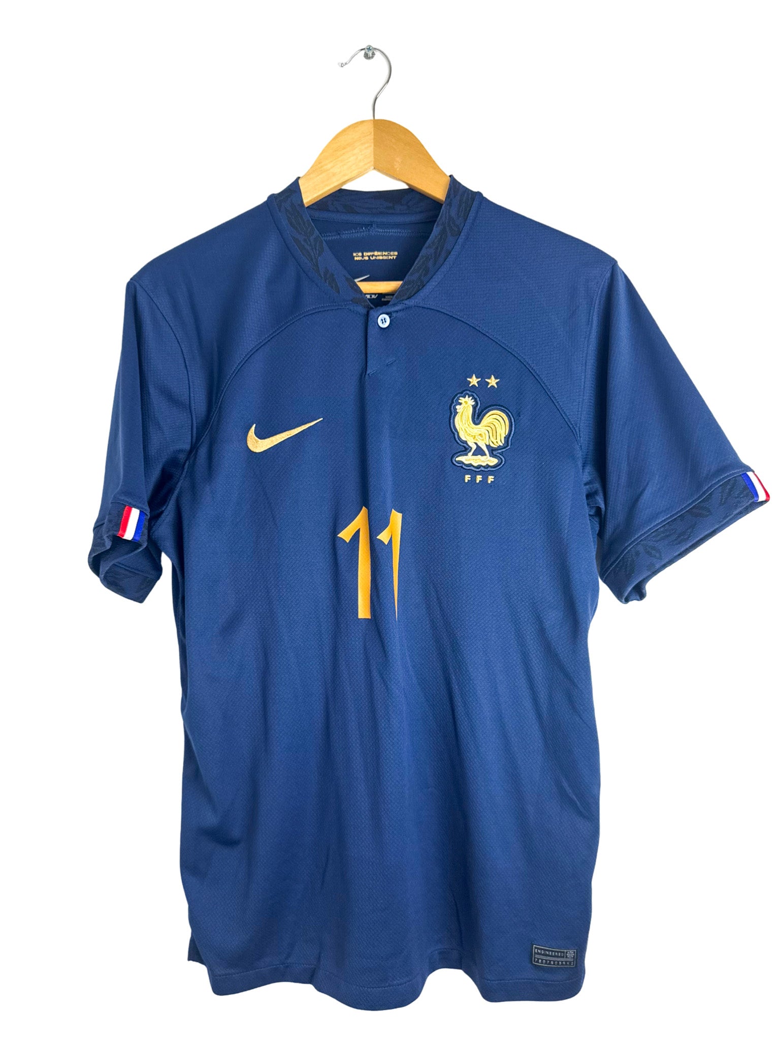 2022 France Home [#11 DEMBELE] Nike - Size M