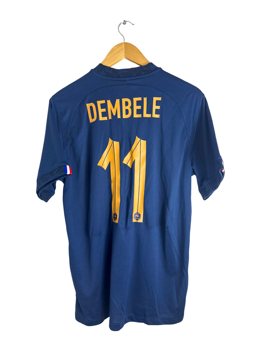 2022 France Home [#11 DEMBELE] Nike - Size M