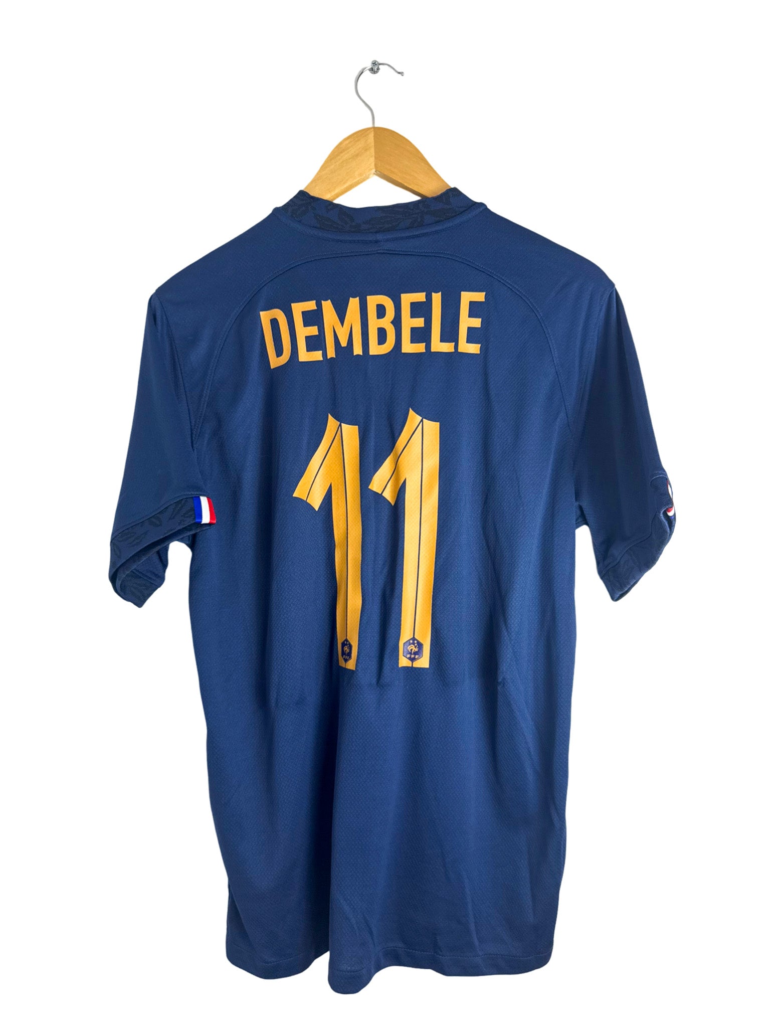 2022 France Home [#11 DEMBELE] Nike - Size M