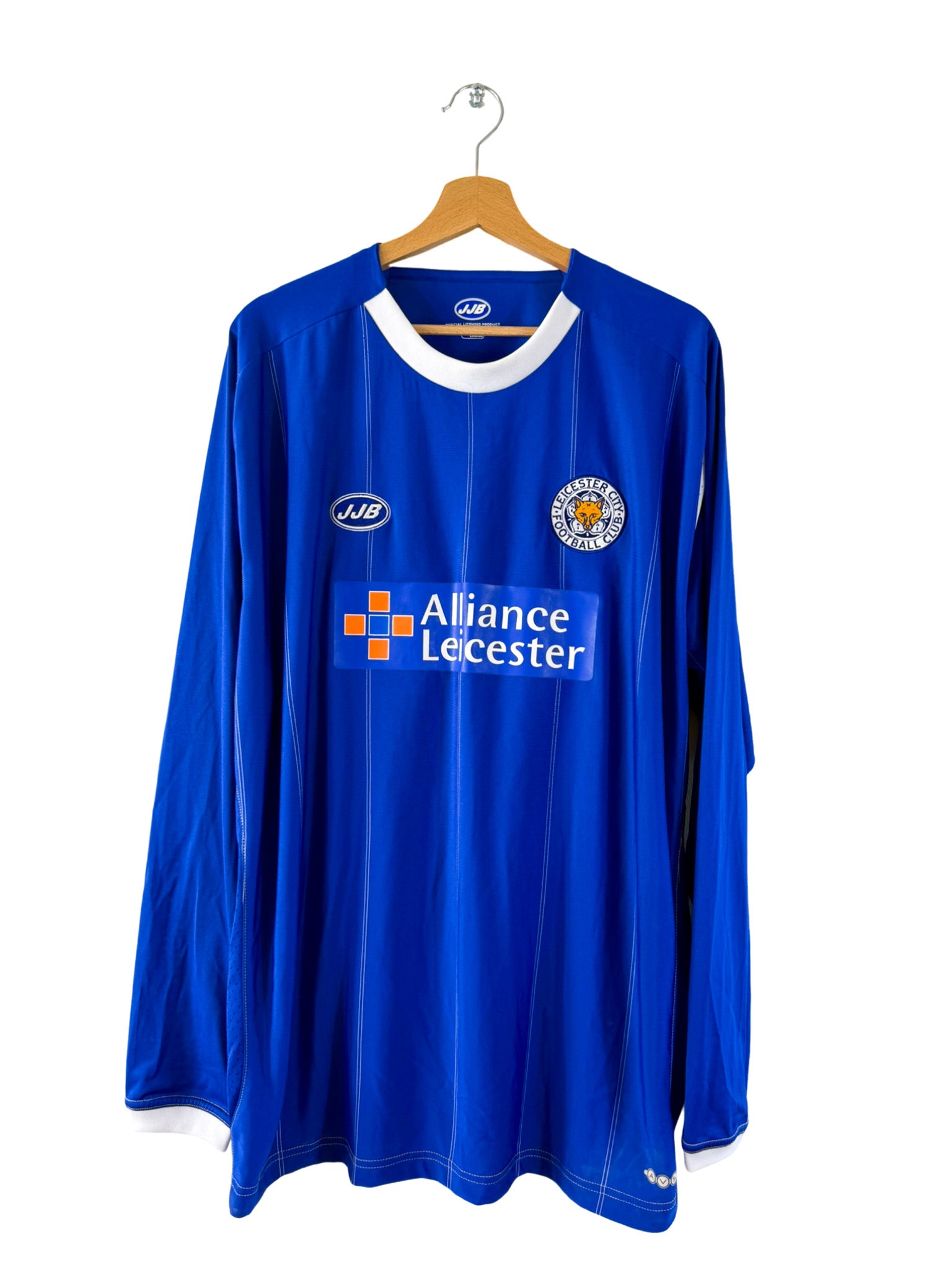 2007/2008 - Leicester City Home Shirt *Long Sleeve* JJB - L