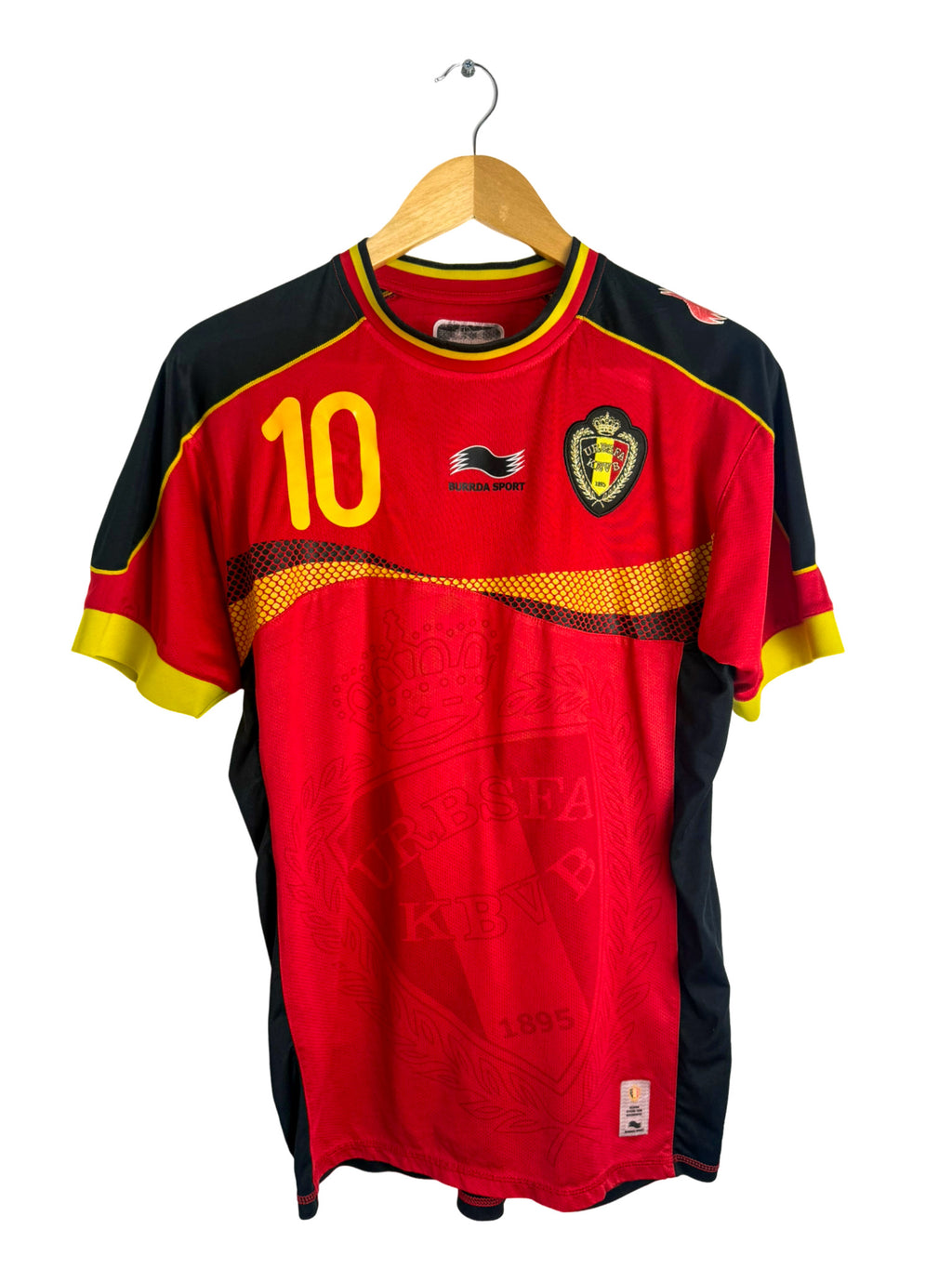 2012 - Maillot Belgique domicile [#10 HAZARD] - L