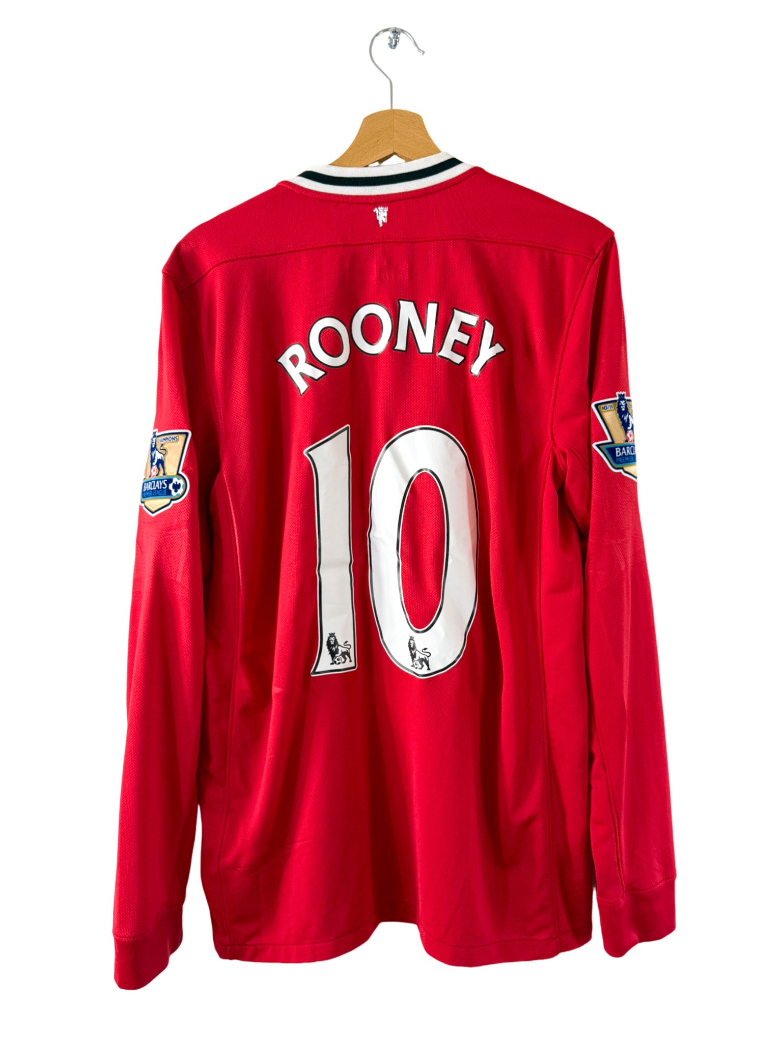 H999 Manchester United ROONEY ユニフォーム 2011/2012 - Manchester United Home Shirt [#10 Rooney] *Long