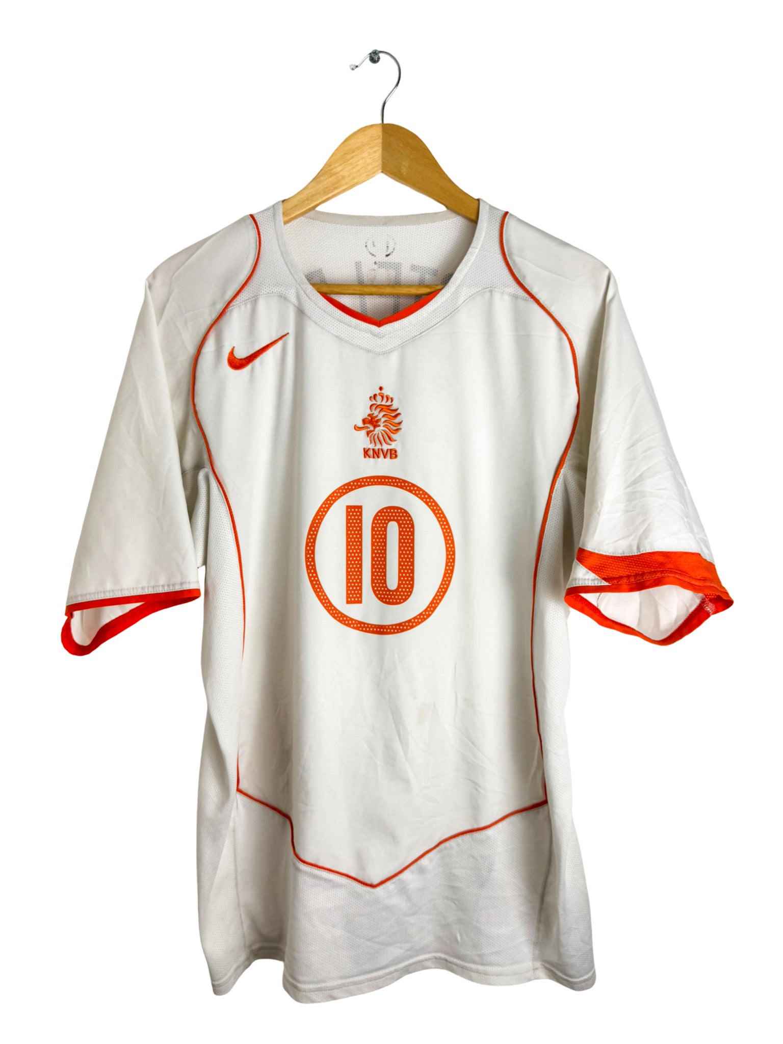 2004 - Camiseta Holanda visitante [#10 V.NISTELROOY] - M