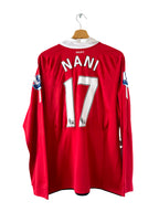 2010/2011 - Maillot Manchester United domicile [#17 Nani] *Manches Longues* - M
