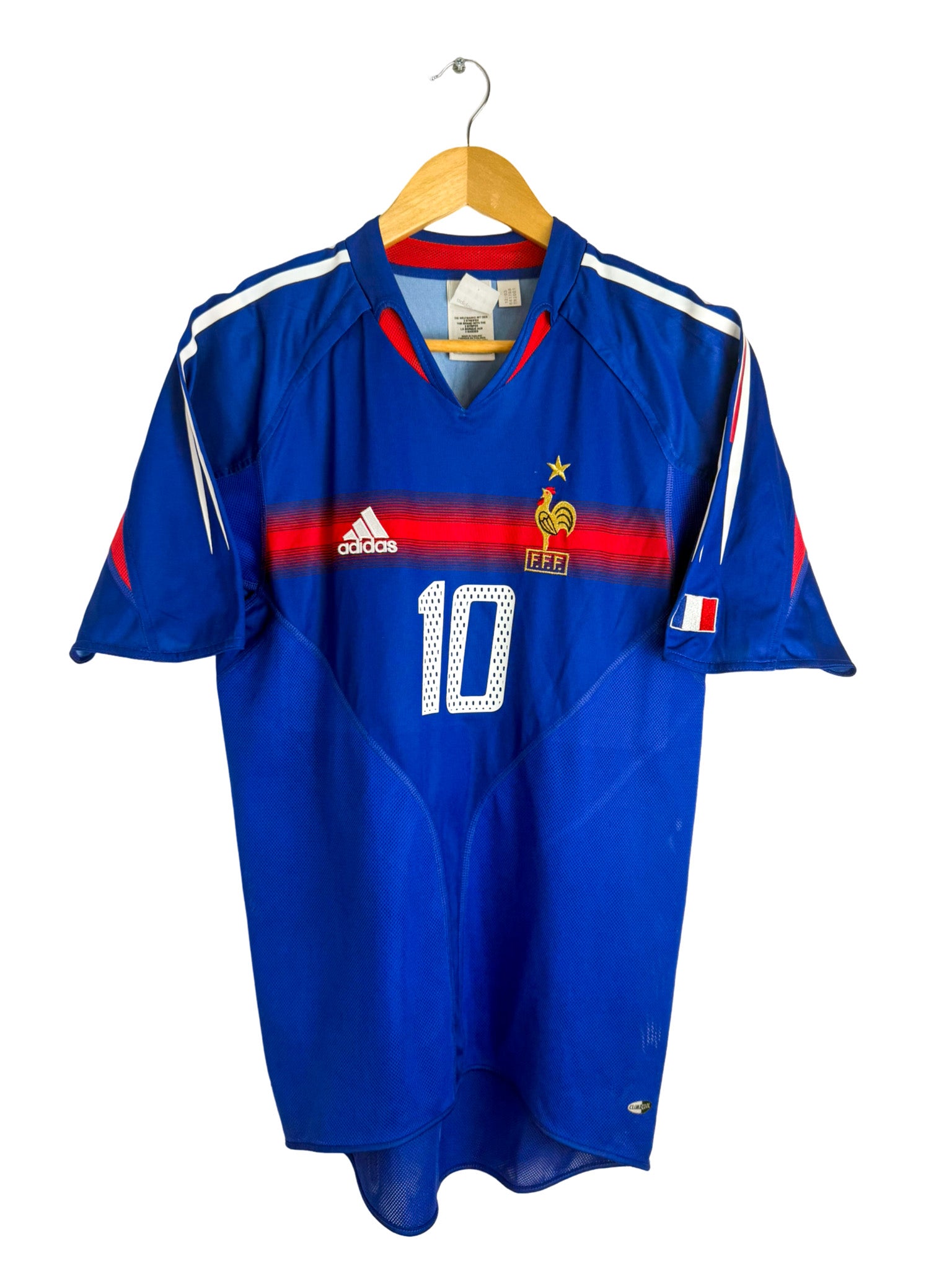 2004 - France Home Shirt [#10 ZIDANE] - S