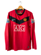 2009/2010 – Maillot Manchester United domicile [#18 SCHOLES] *Manches Longues* - Taille M