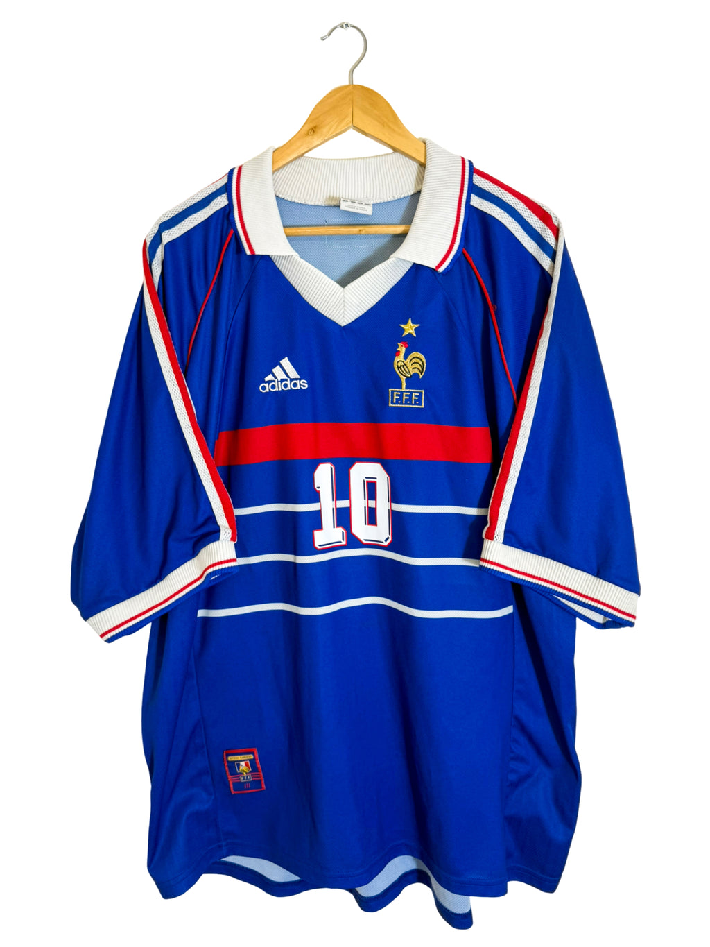 1998 – France Home Shirt [#10 ZIDANE] *Remake* - XXL
