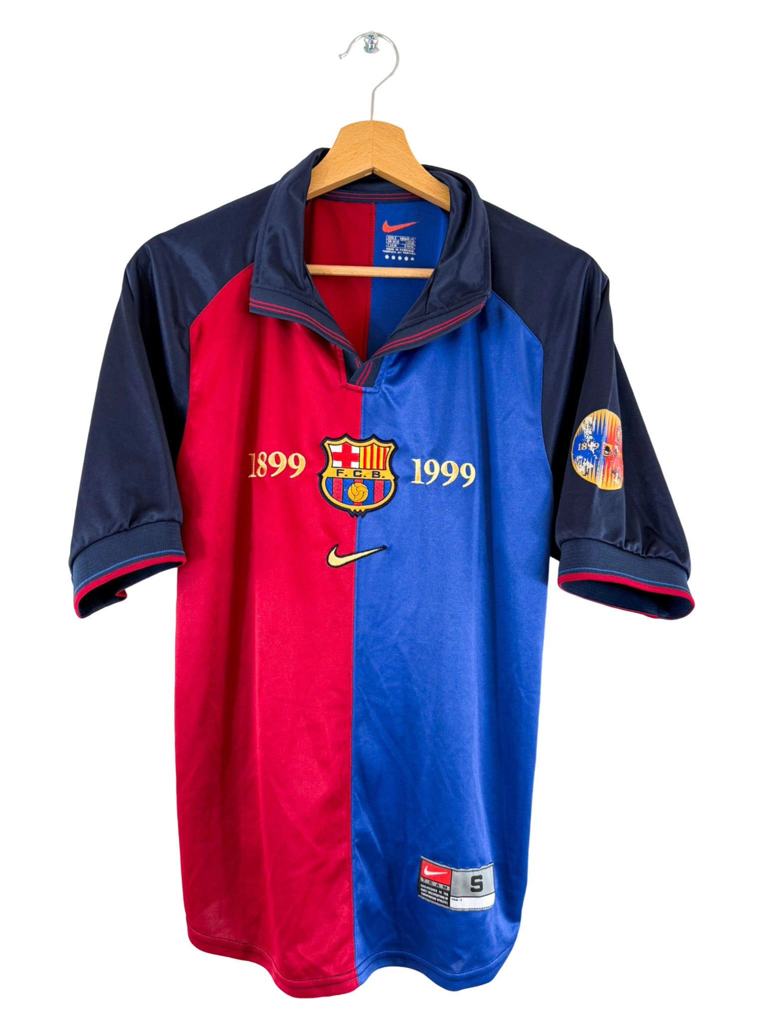 1999/2000 - Maillot FC Barcelone domicile *Édition Centenaire* - S