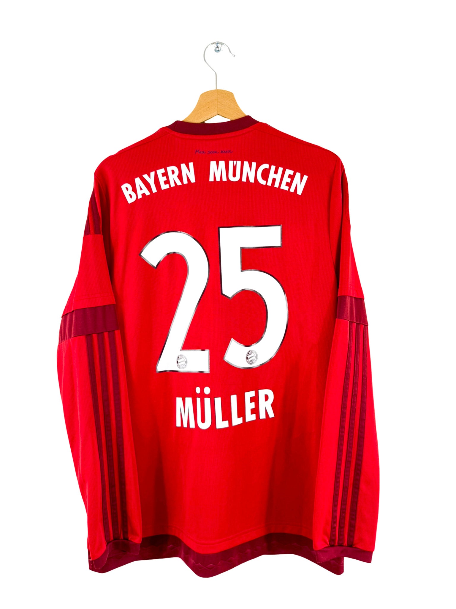 2015/2016 - Maillot Bayern Munich domicile [#25 Müller] *Manches Longues* - L