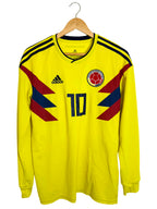 2018 - Maillot Colombie domicile [#10 James] *manches longues* -M
