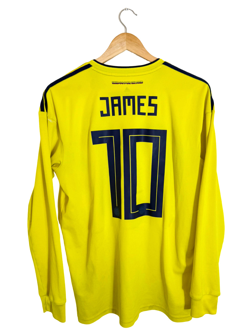 2018 - Maillot Colombie domicile [#10 James] *manches longues* -M
