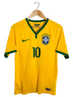 2014 – Brazil Home Shirt [#10 NEYMAR] - S