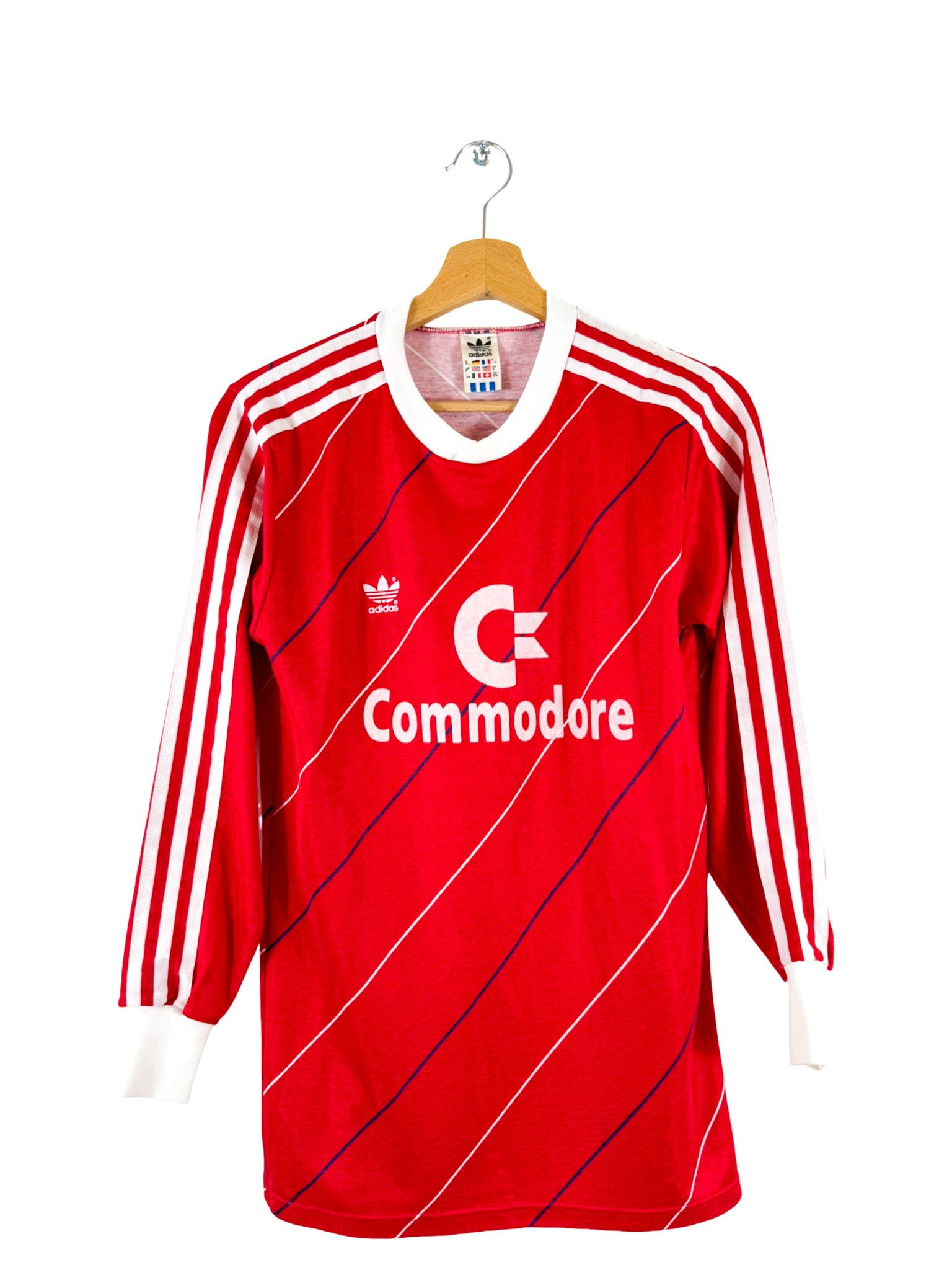 1985/1986 - Maillot Bayern Munich domicile *Manches Longues* - S