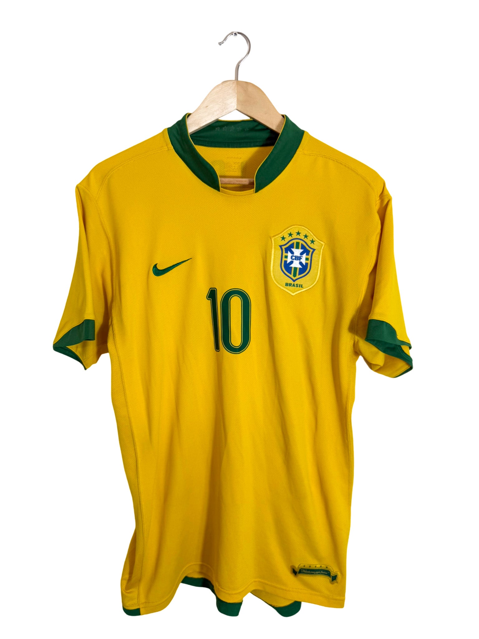 2006 – Brazil Home Jersey [#10 RONALDINHO] - L