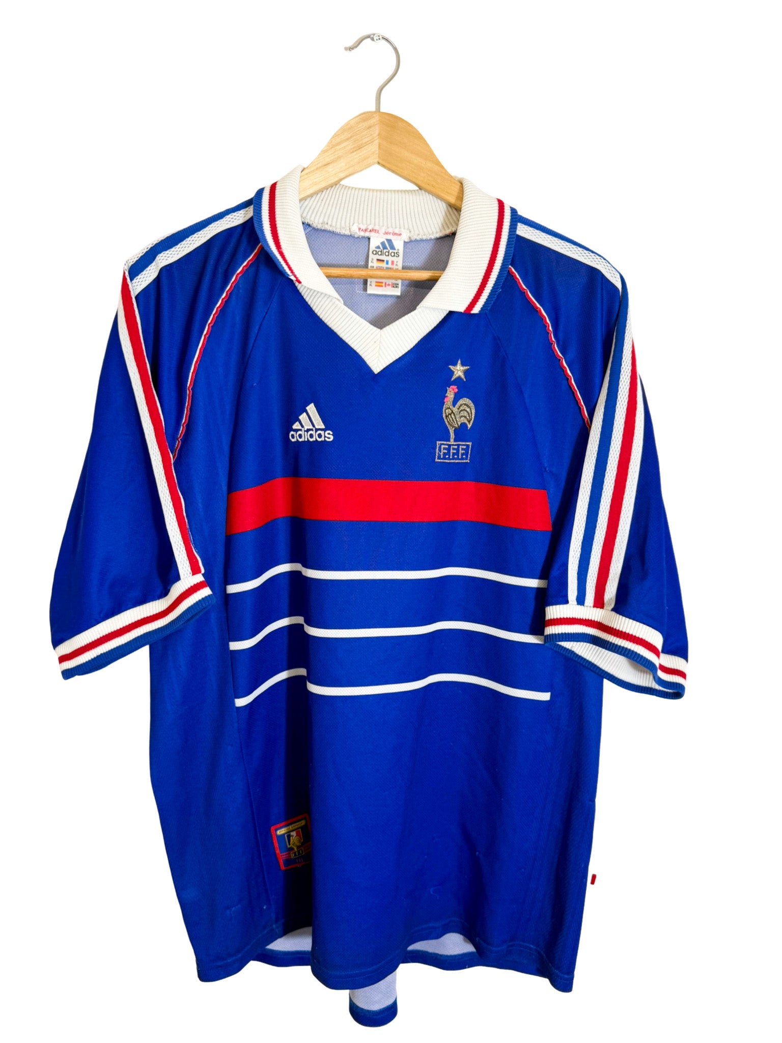 1998 - France home jersey - XL