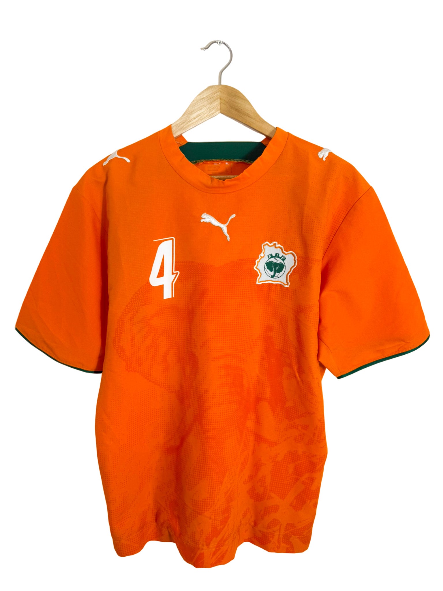 2006/2007 – Maillot Côte d’Ivoire domicile [#4 Touré] - L