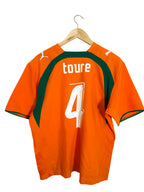 2006/2007 – Maillot Côte d’Ivoire domicile [#4 Touré] - L