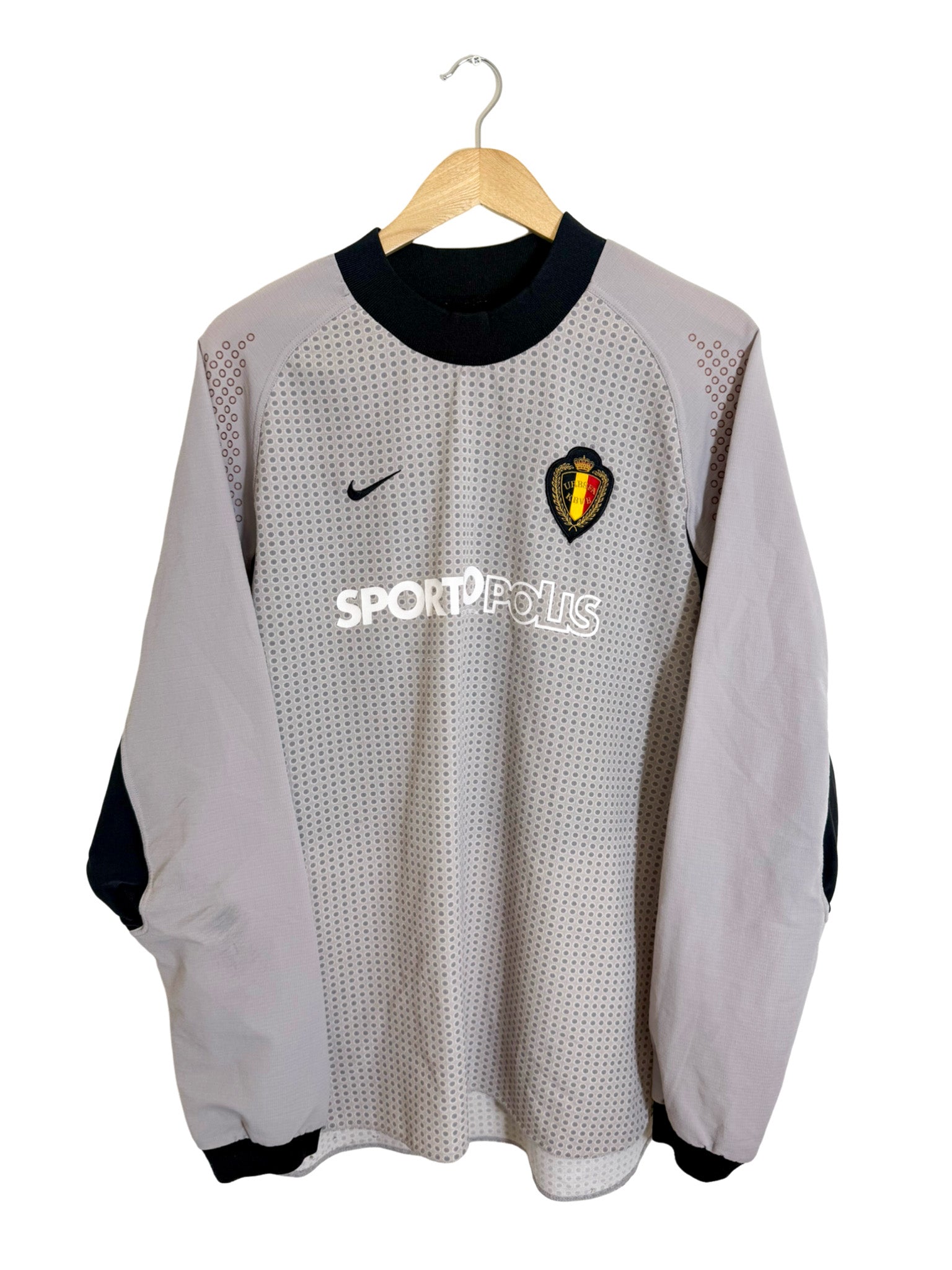 2000 - Maillot gardien Belgique [#12] *stock pro* équipe jeune *manches longues* - L