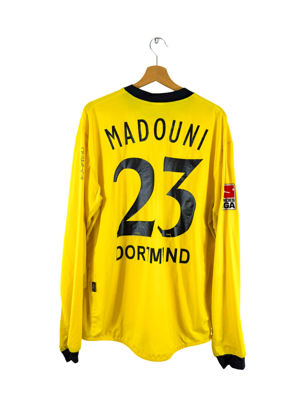 2003/2004 - Borussia Dortmund Home Shirt [#23 Madouni] *Prepared/Worn* - 2XL