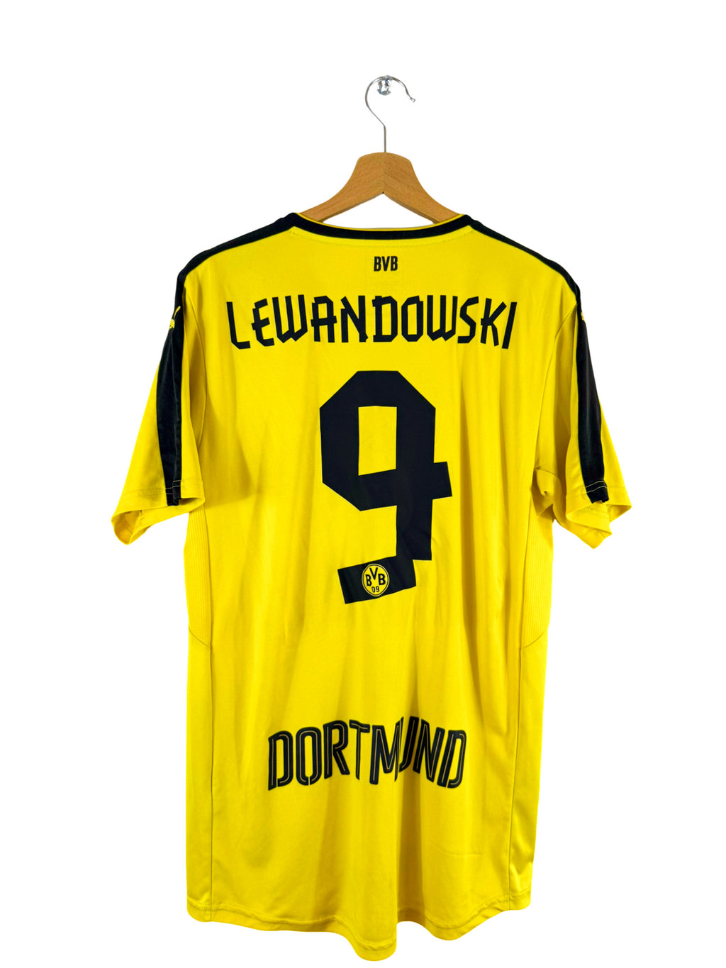 2016/2017 - Borussia Dortmund home jersey [#9 Lewandowski] - M
