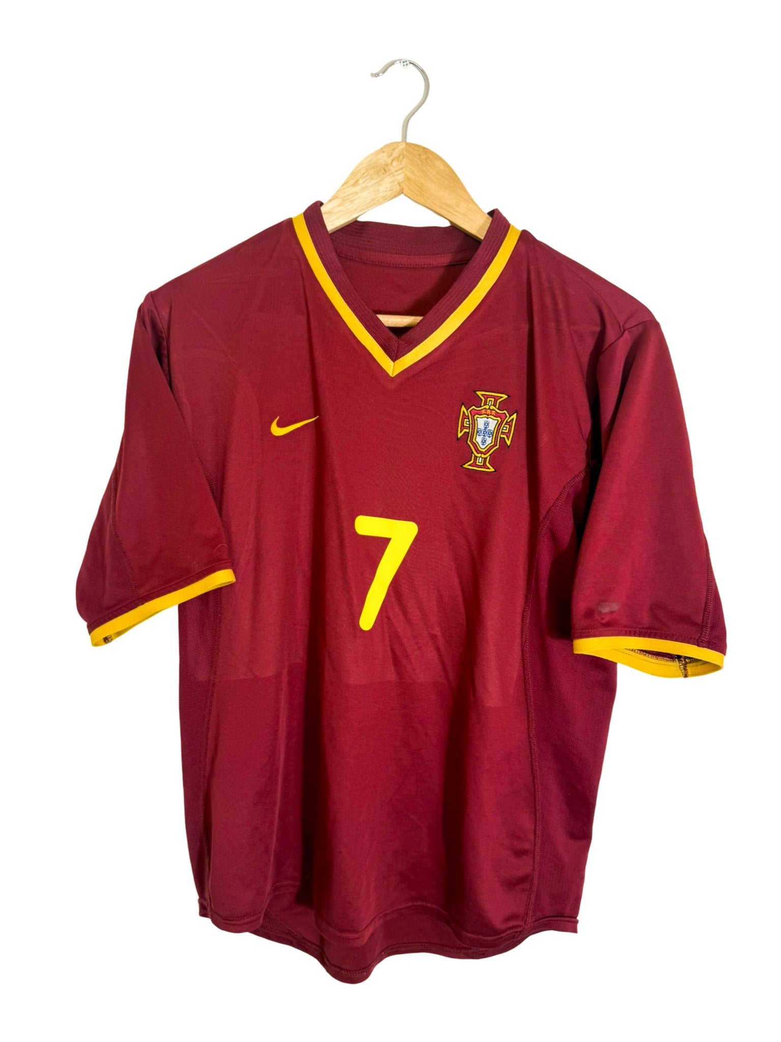 2002 - Maillot Portugal domicile [#7 FIGO] - S