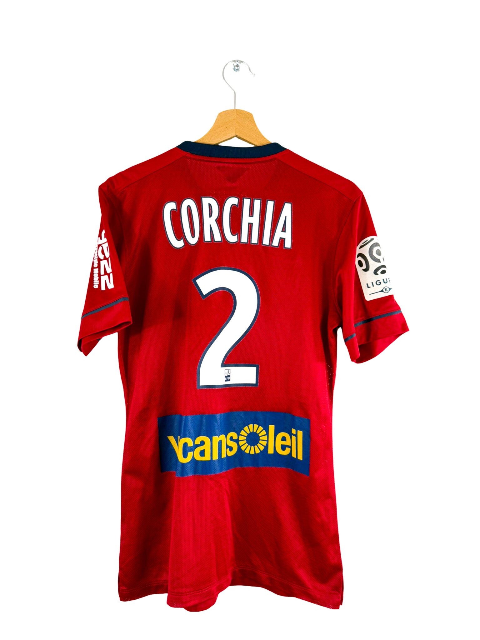 2014/2015 - Camiseta de visitante del Lille [#2 Corchia] Nike *Problema del partido* - Talla M
