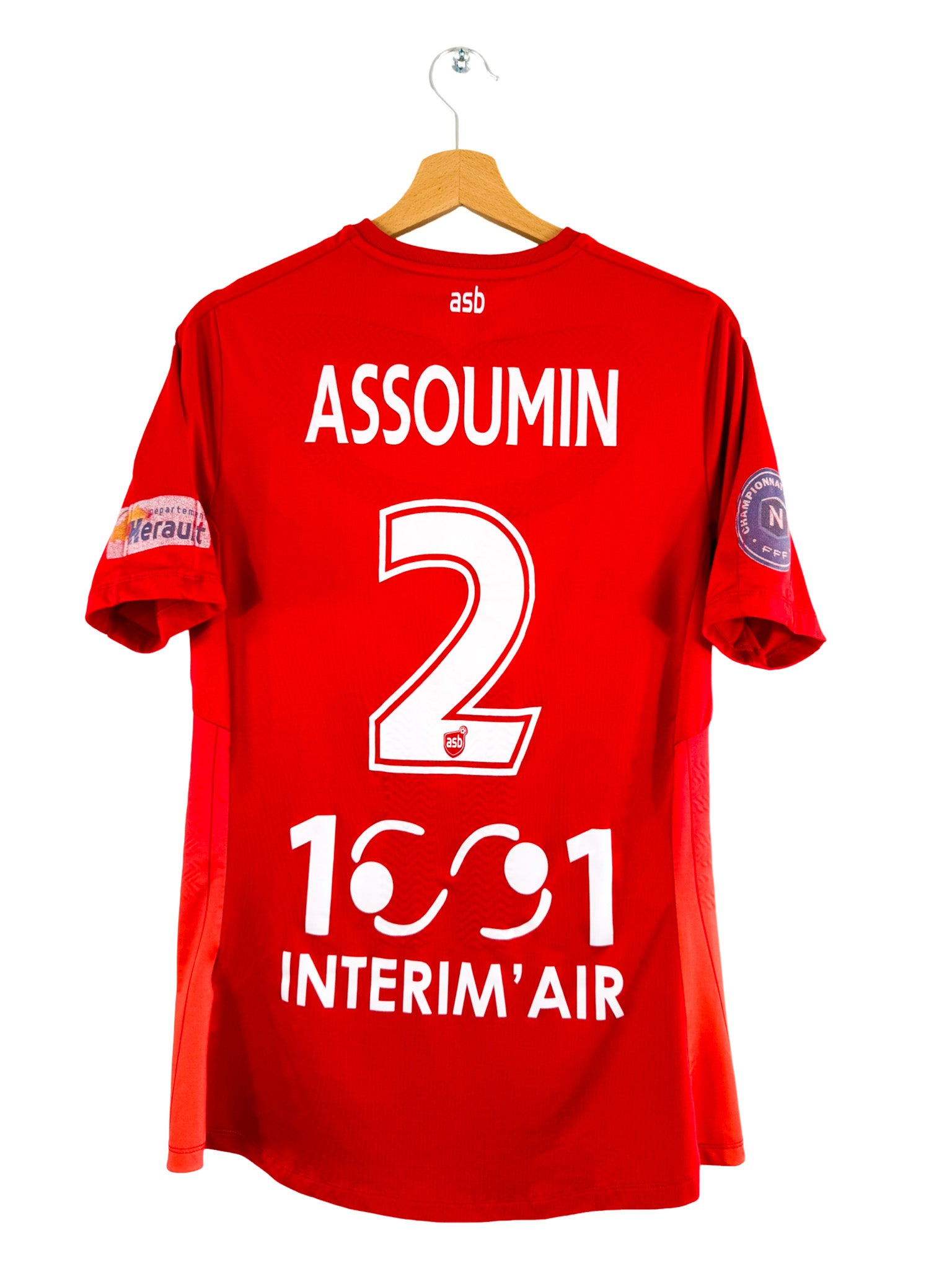 2018/2019 - AS Béziers [#2 Assoumin] Camiseta visitante Puma *Problema del partido* - Talla L