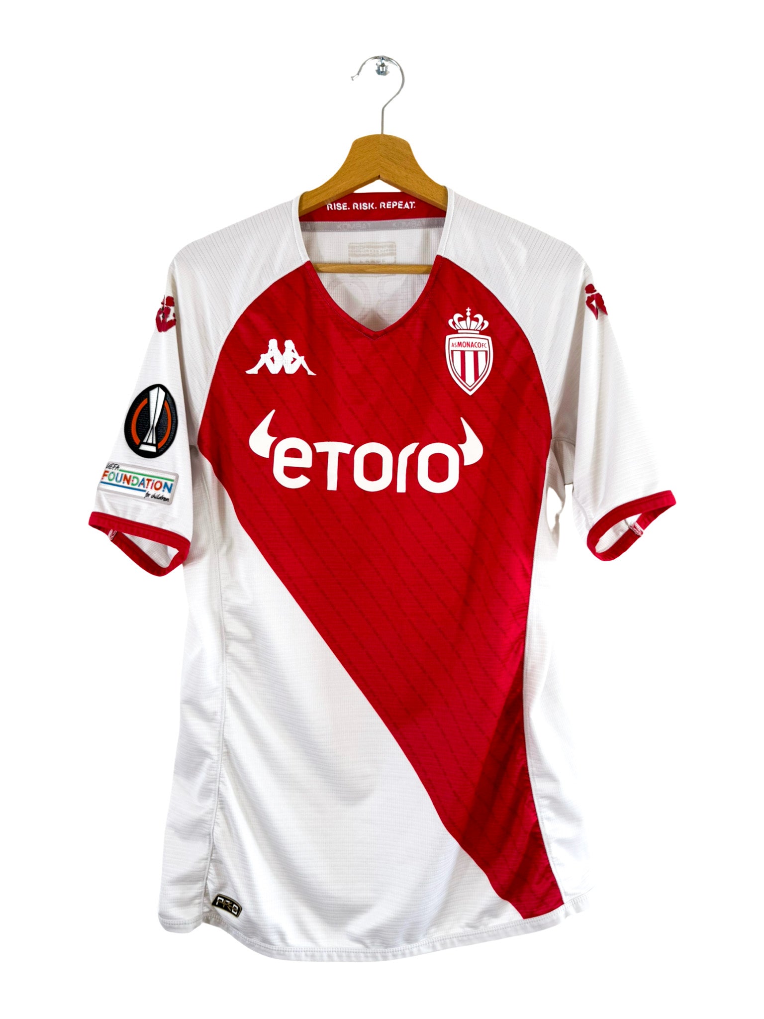 2021/2022 - AS Monaco Away Jersey [#36 Embolo] Kappa Match Issue - L