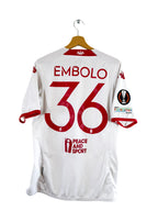 2021/2022 -  Maillot AS Monaco extérieur [#36 Embolo] *Match Issue* - L