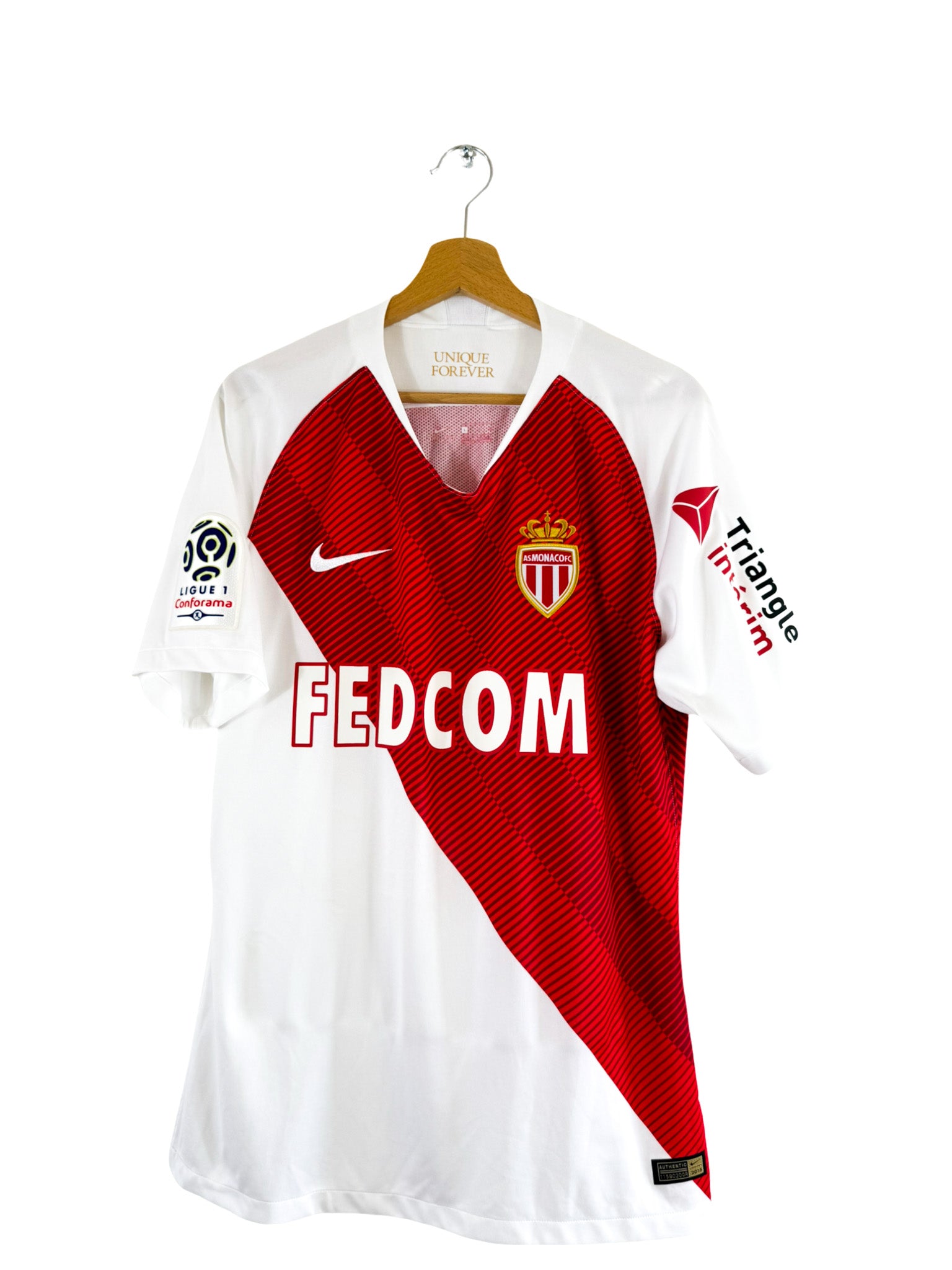 モナコ ゴロビン ユニフォーム 2018/2019 - AS Monaco Home Shirt [#17 Golovin] *Match Issue* - L