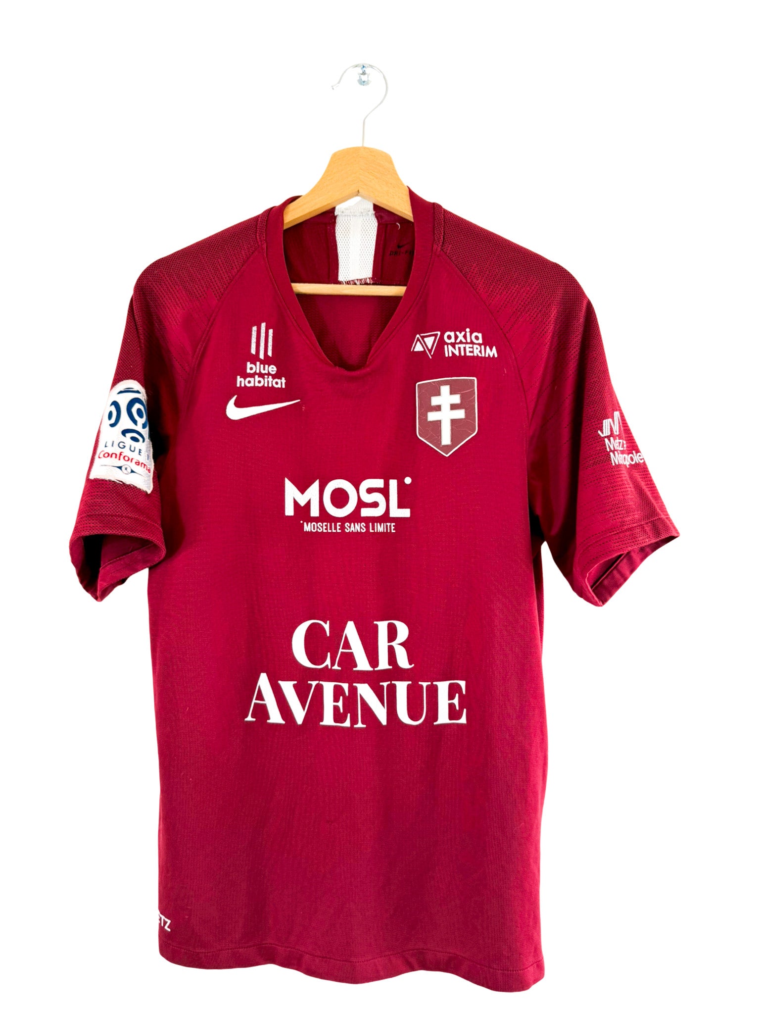 2017/2018 - Camiseta local del FC Metz [#9 Ambrose] Nike Match Issue - Talla L