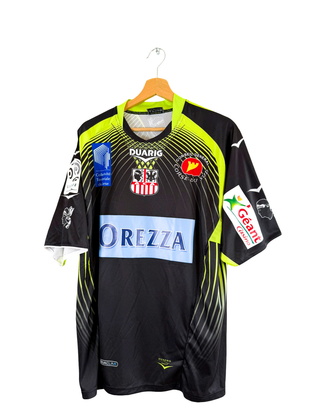 2010/2011 - AC Ajaccio third jersey [#5 Charvet] *Match Issue* - L -