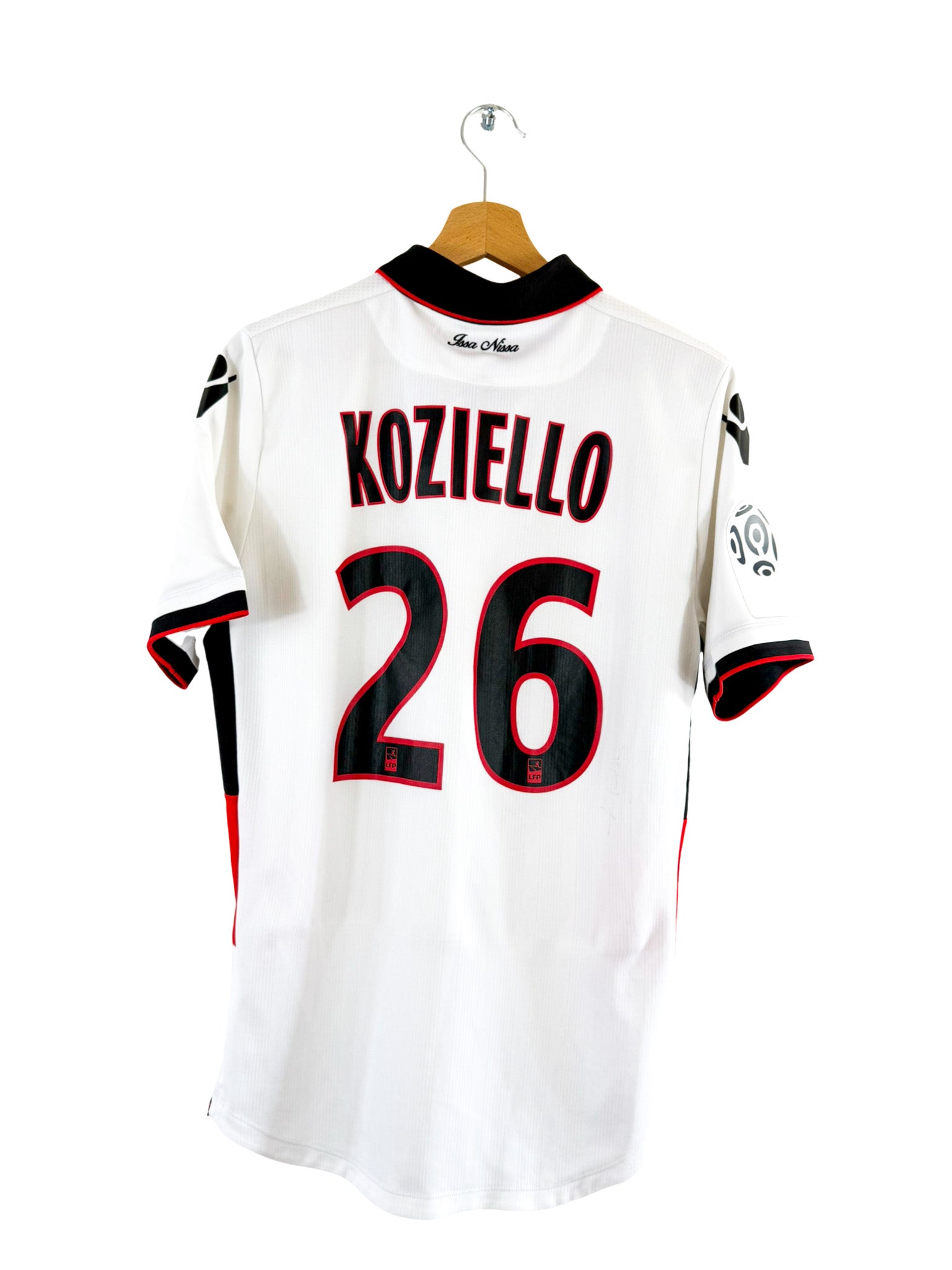 2016/2017 - Camiseta de local del OGC Nice [#26 Koziello] Macron *Problema del partido* - Talla L