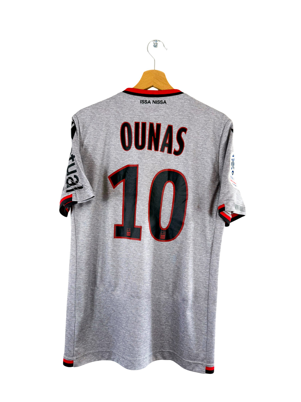 2019/2020 - Camiseta visitante del OGC Nice [#10 Ounas] *Problema del partido* - M
