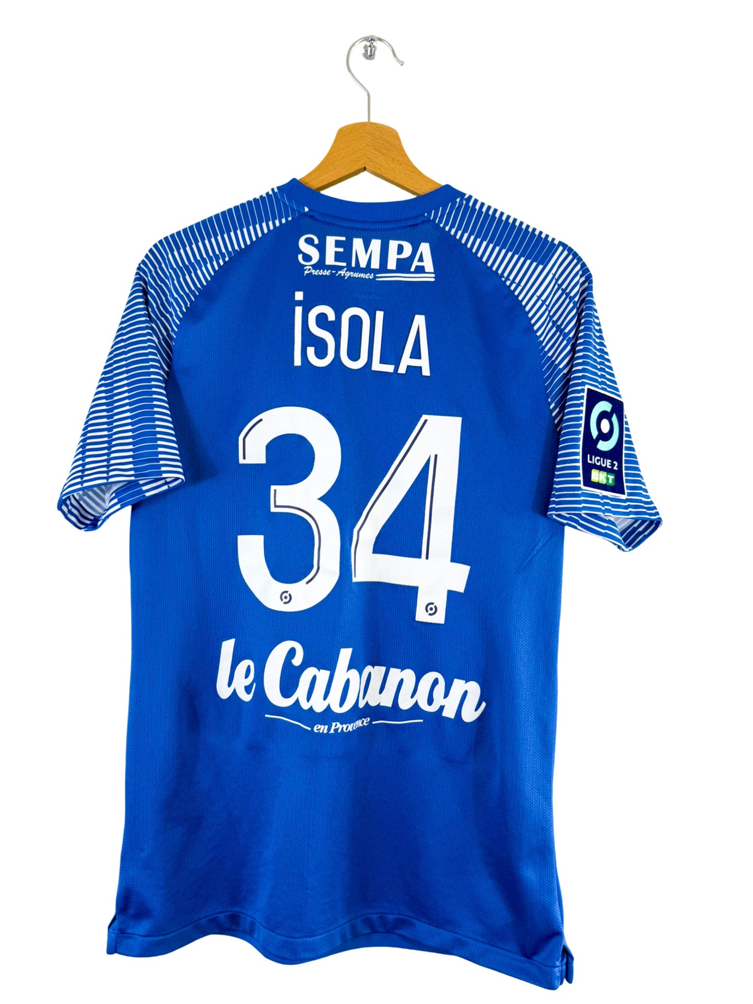 2021/2022 - Camiseta local del Grenoble Foot 38 [#34 Isola] *Problema del partido* Nike - Talla M