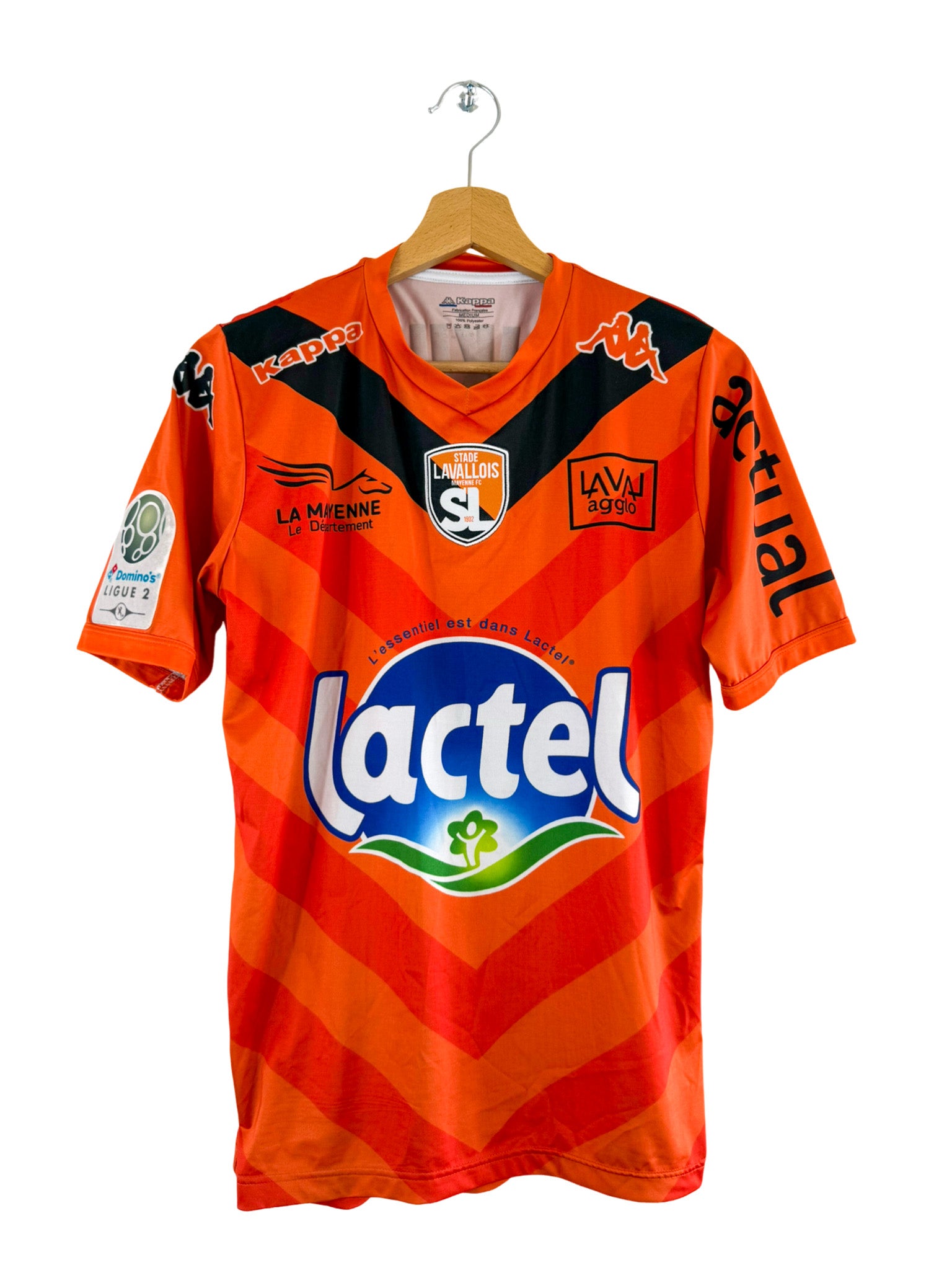 2016/2017 - Camiseta de local del Stade Lavallois [#9 Nsikulu] Kappa *Problema del partido* - Talla M