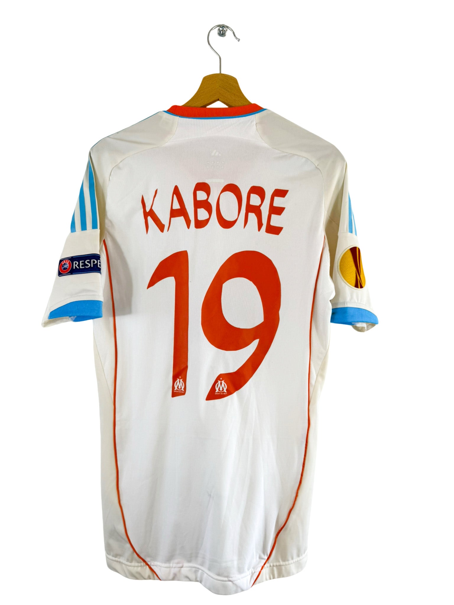 2012/2013 - Maillot Olympique de Marseille extérieur [#19 Kaboré] *Match Issue* *Europe* - M