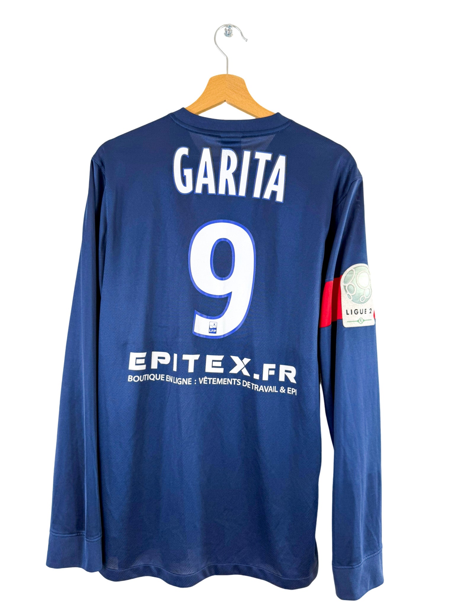 2013/2014 - Camiseta local de Châteauroux [#9 Garita] *Problema del partido* Nike - Talla L